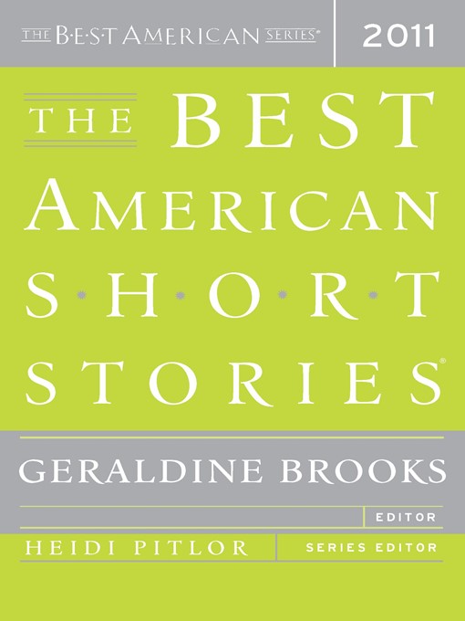 Cover image for The Best American Short Stories 2011